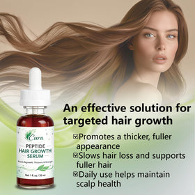 Optikind Cura ingredients label close-up emphasizing peptide-enriched formula