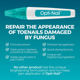 Opti-Nail product label and ingredients panel for clear information