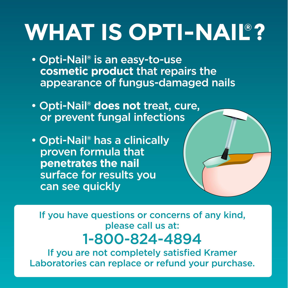 Opti-Nail clear liquid texture close-up demonstrating quick-dry formula