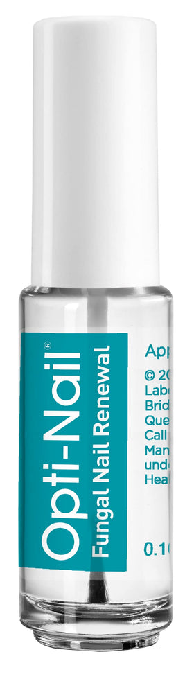 Opti-Nail next to a coin size comparison highlighting compact travel benefit