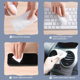 optxpnd cleaning a phone screen to highlight lint-free finish
