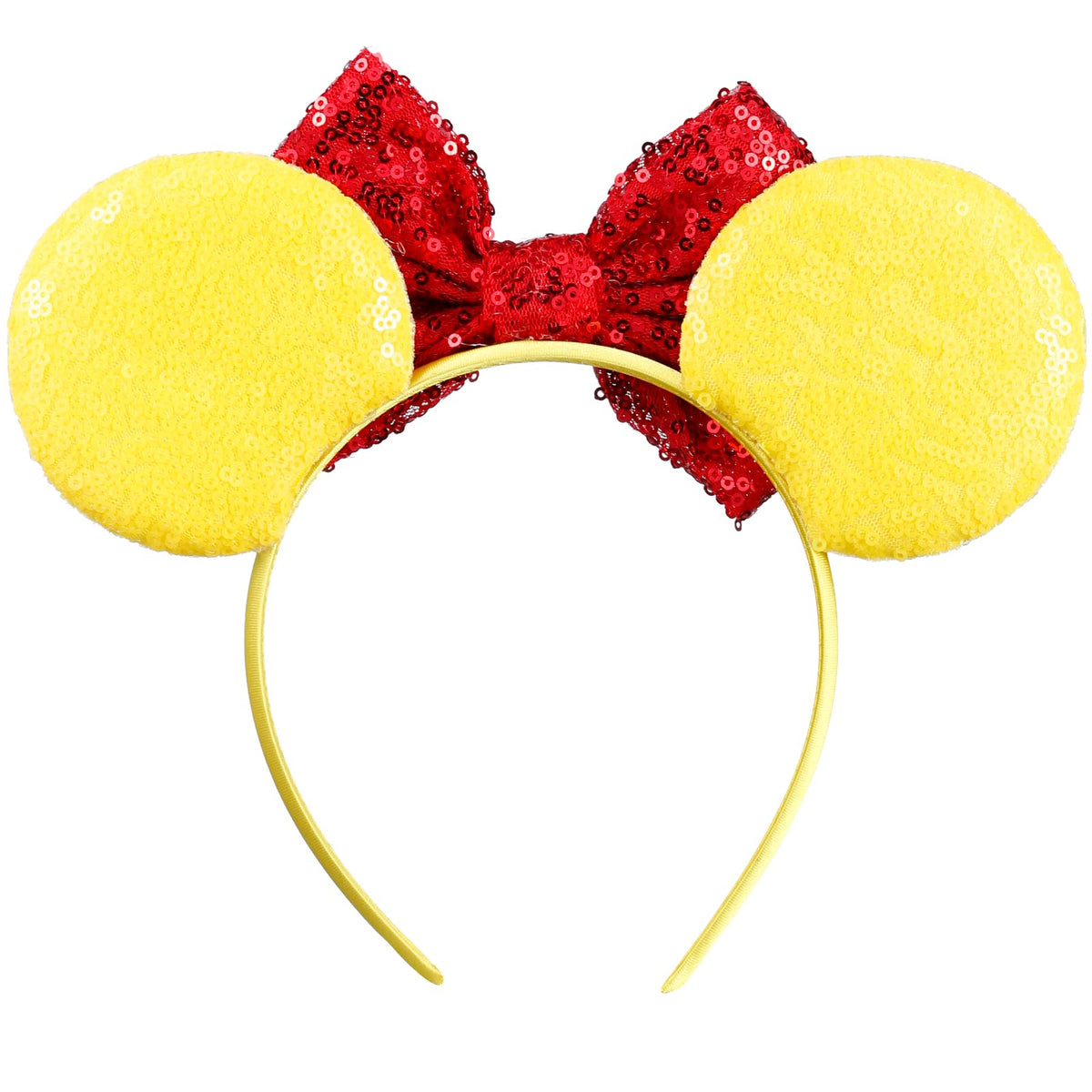 Opzzqz close-up of glitter bow showing neat stitching and shine