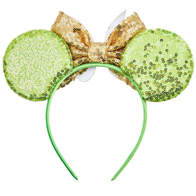 Opzzqz close-up of glitter ear detail highlighting texture and secure construction benefit