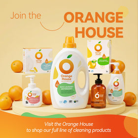 ORANGE HOUSE pack of three bottles grouped to show value and supply convenience