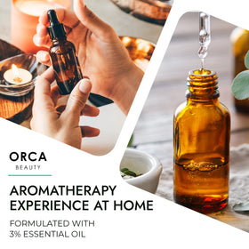 Orca Beauty product label and ingredient list emphasizing transparency and quality