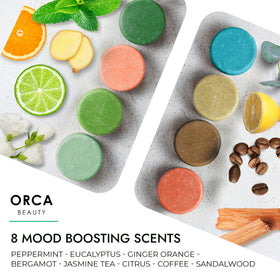 Orca Beauty close-up of tablet texture showing quality ingredients and fizz action
