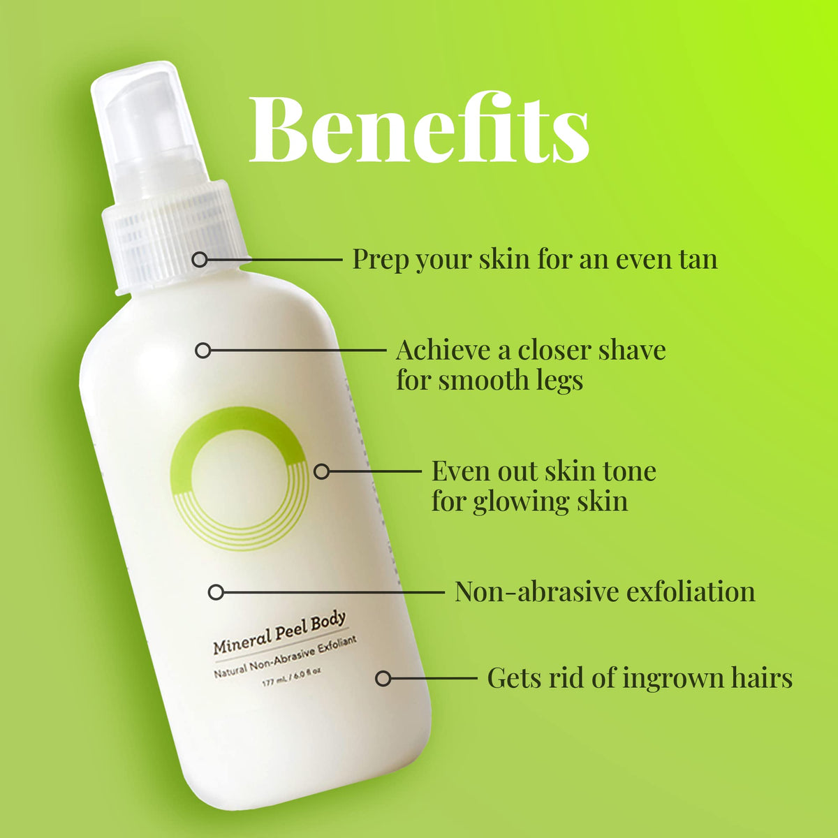 O.R.G. close-up gel texture highlighting gentle mineral peel action