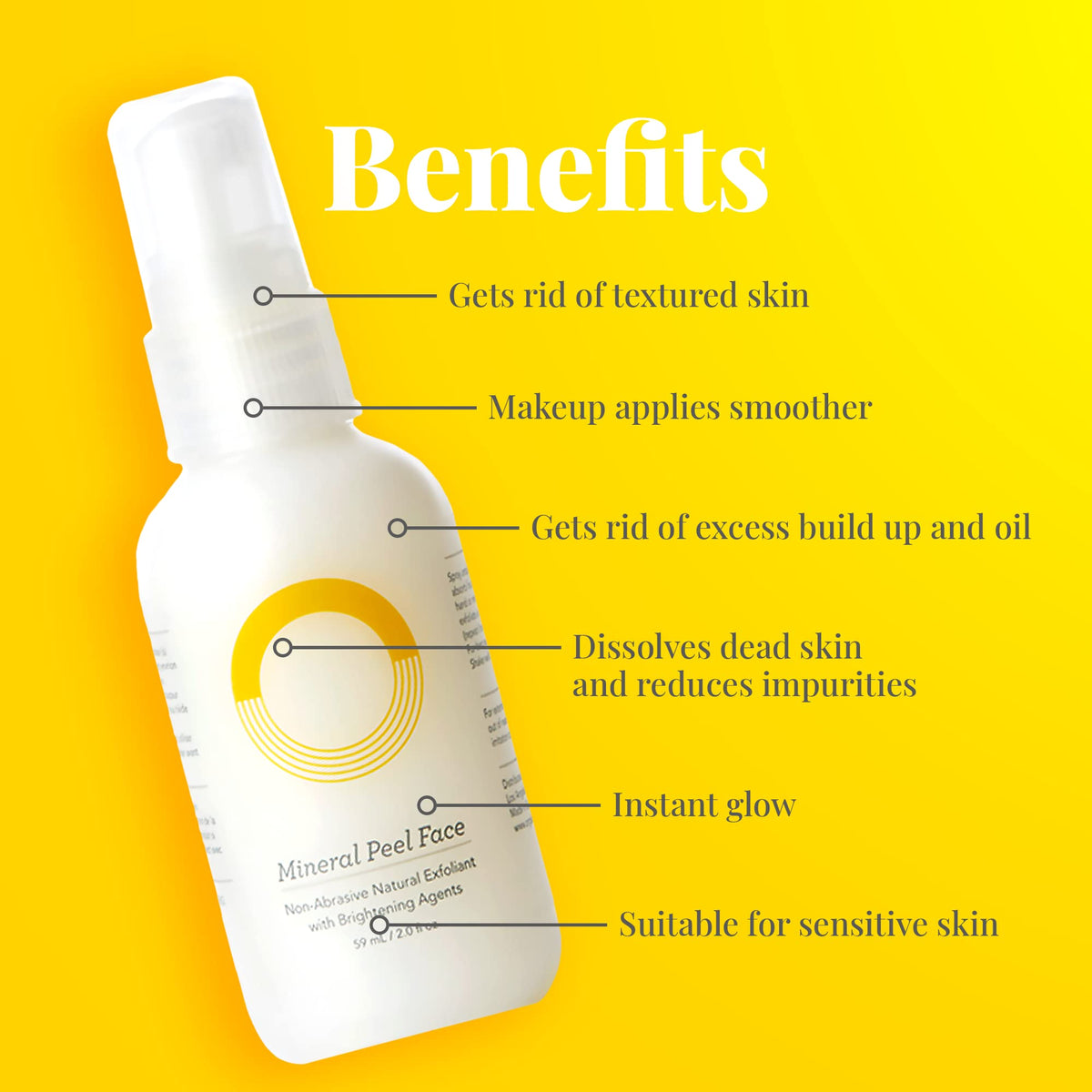 O.R.G. texture close-up revealing smooth peel consistency for gentle exfoliation