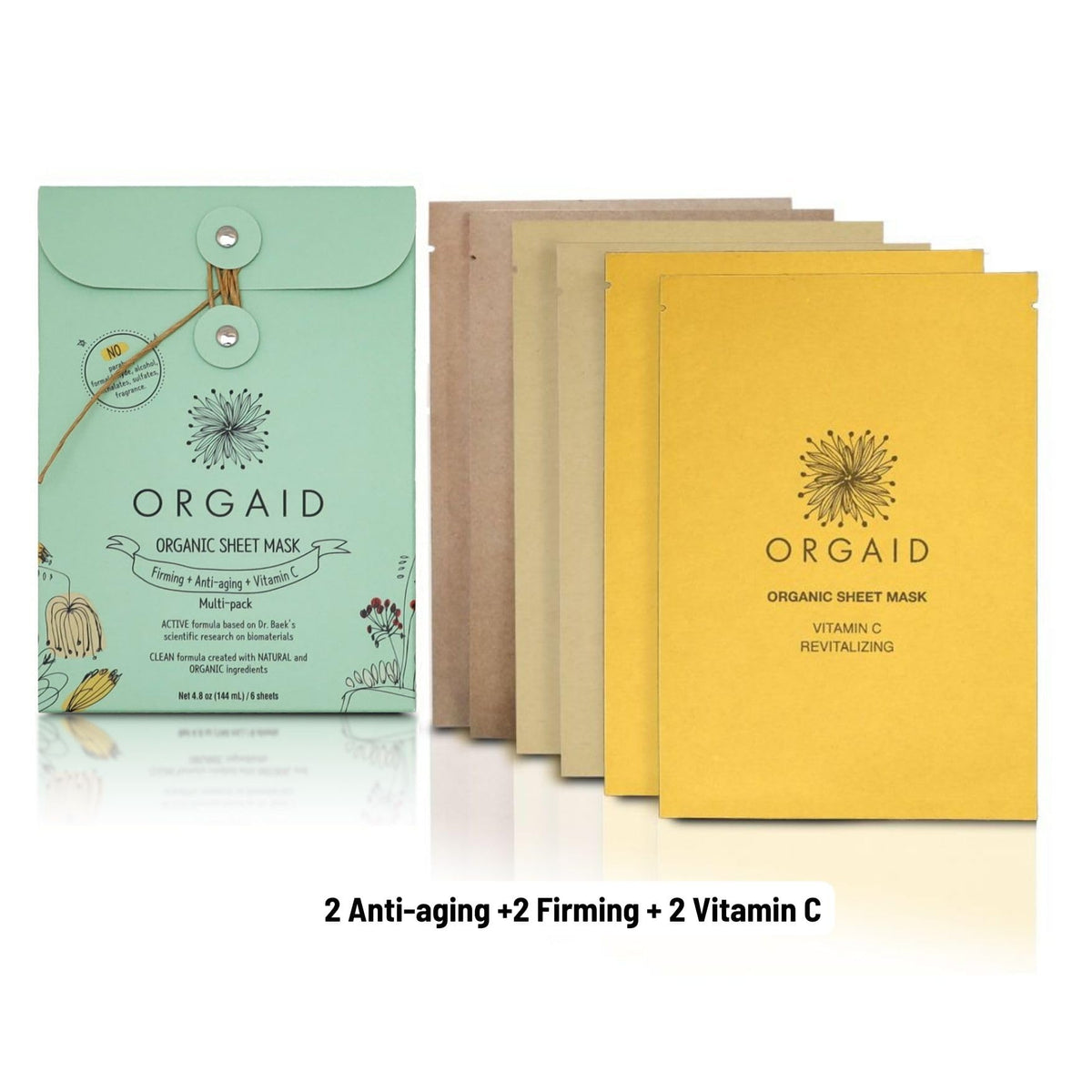 ORGAID sheet close-up texture highlighting Ecoderma fiber and absorption