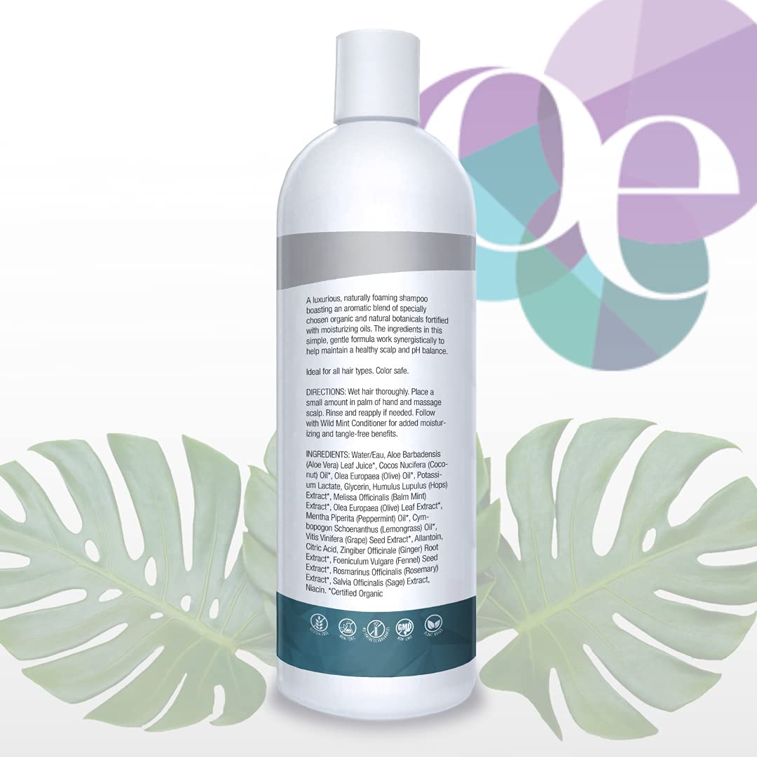 Organic Excellence close-up label with ingredient highlights for ingredient transparency benefit
