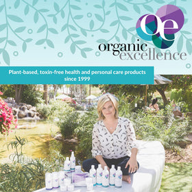 Organic Excellence made in USA badge emphasizing domestic production and quality