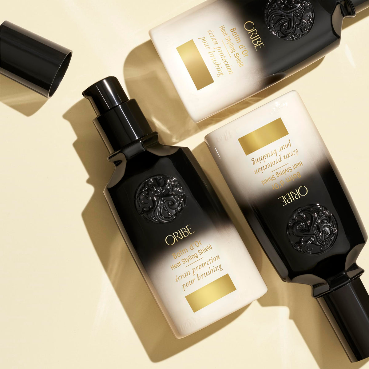 ORIBE close-up of creamy texture, illustrates lightweight smooth application