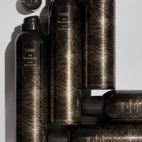 Oribe cote d'azur scent visual suggesting fragrance and luxurious finish benefit