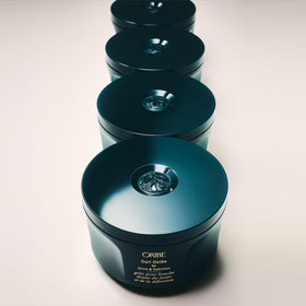 Oribe curl gel with macadamia and apricot oils highlighting nourishing ingredients