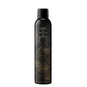 Oribe dry texturizing spray front view showing sleek packaging and benefit of volume
