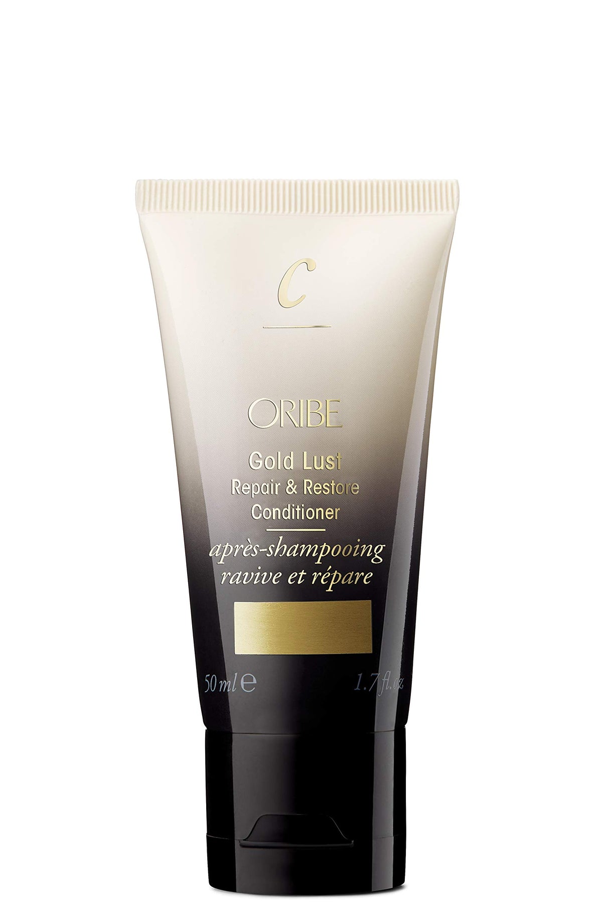 Dry Texturizing Spray nozzle detail mid-spray, instant lift and oil absorption by Oribe