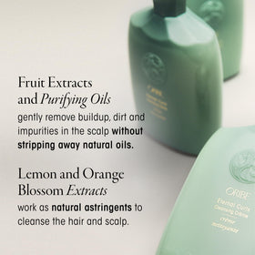 Oribe close-up of creamy texture highlighting conditioning, smoothness benefits