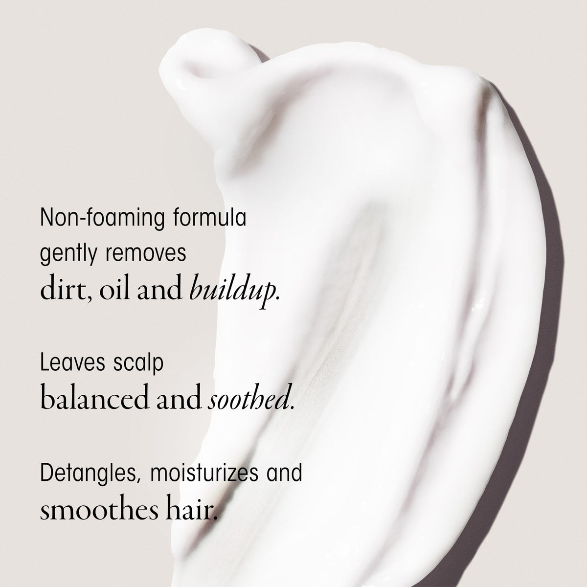 Oribe pumping cleansing cream demonstrating easy application and controlled amount benefits
