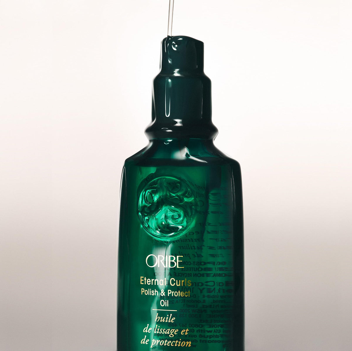 ORIBE styling on dry hair demonstrating shine and polished finish