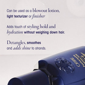 Oribe Featherbalm texture close-up demonstrating smooth balm consistency for easy distribution