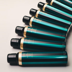 Oribe mousse texture close-up, brand lightweight foam for soft hold