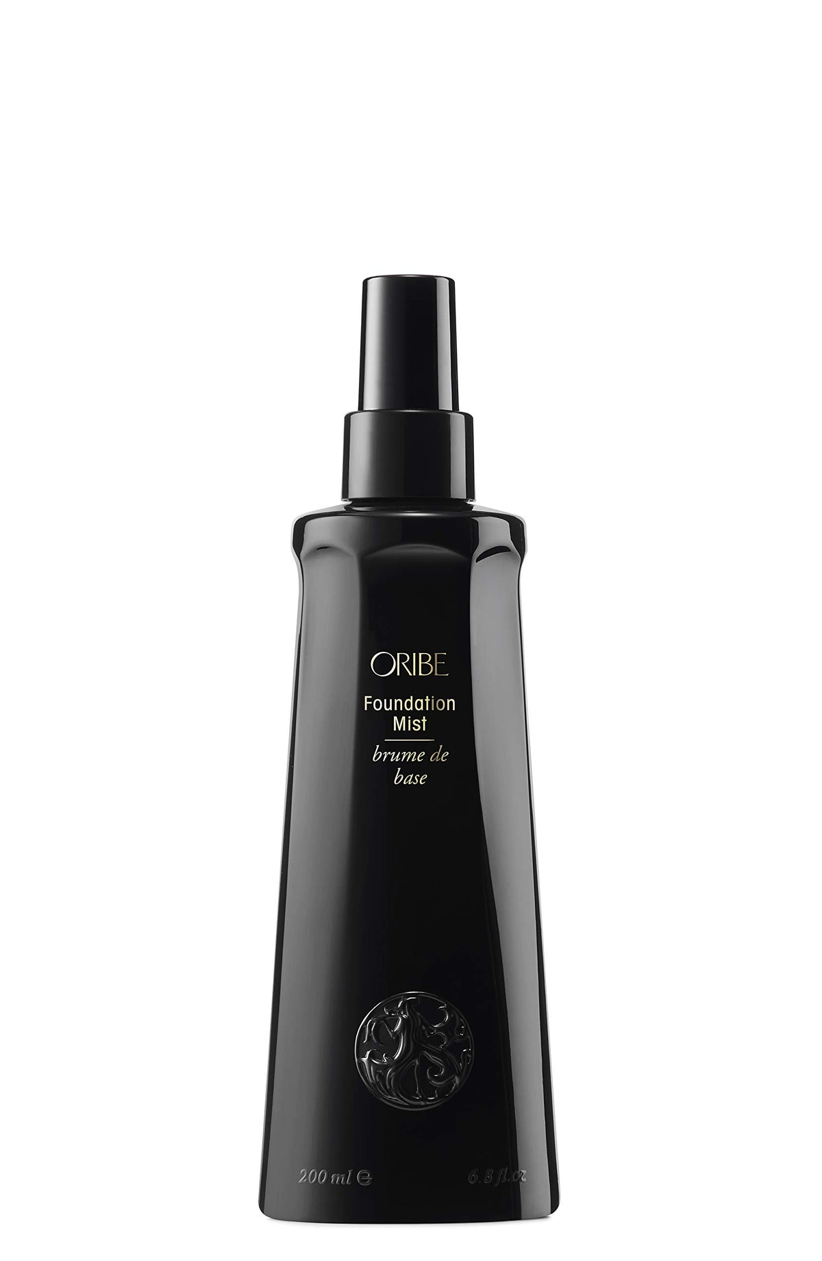 Oribe Foundation Mist front packaging showing product and benefits