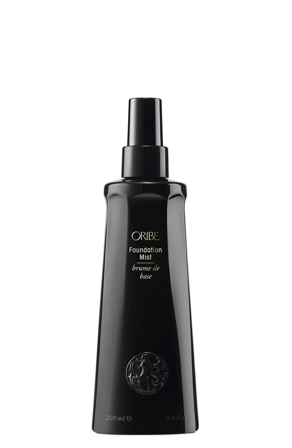 Oribe Foundation Mist front packaging showing product and benefits