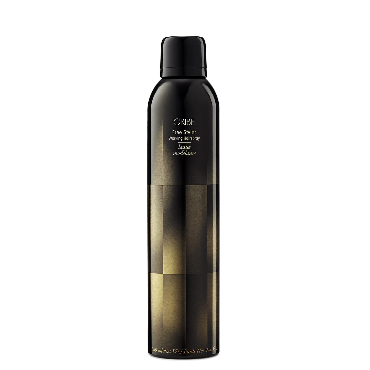 Oribe front packaging showing 8.8 oz can and brand clarity for styling