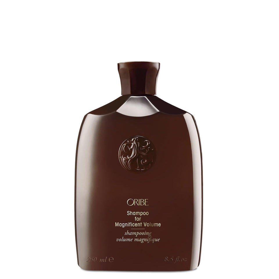 Oribe front package showing bottle and label for easy recognition and luxe styling