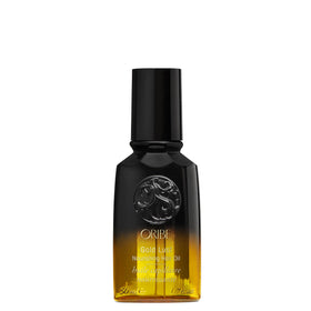Oribe Gold Lust front packaging showing elegant bottle and shine benefits