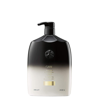Oribe Gold Lust front packaging showing elegant bottle and product name for premium care