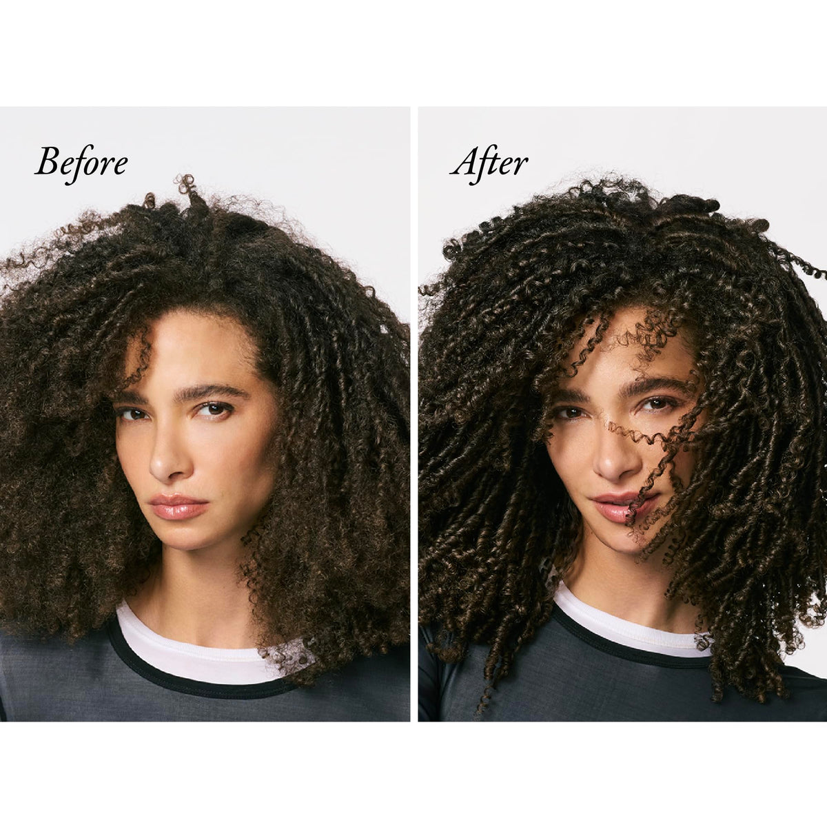 Oribe Gold Lust cream texture close-up illustrating lightweight, fast-absorbing finish