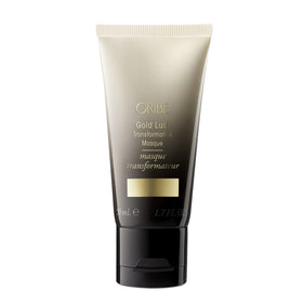 ORIBE travel mask front view showing compact design and premium packaging benefit: portability