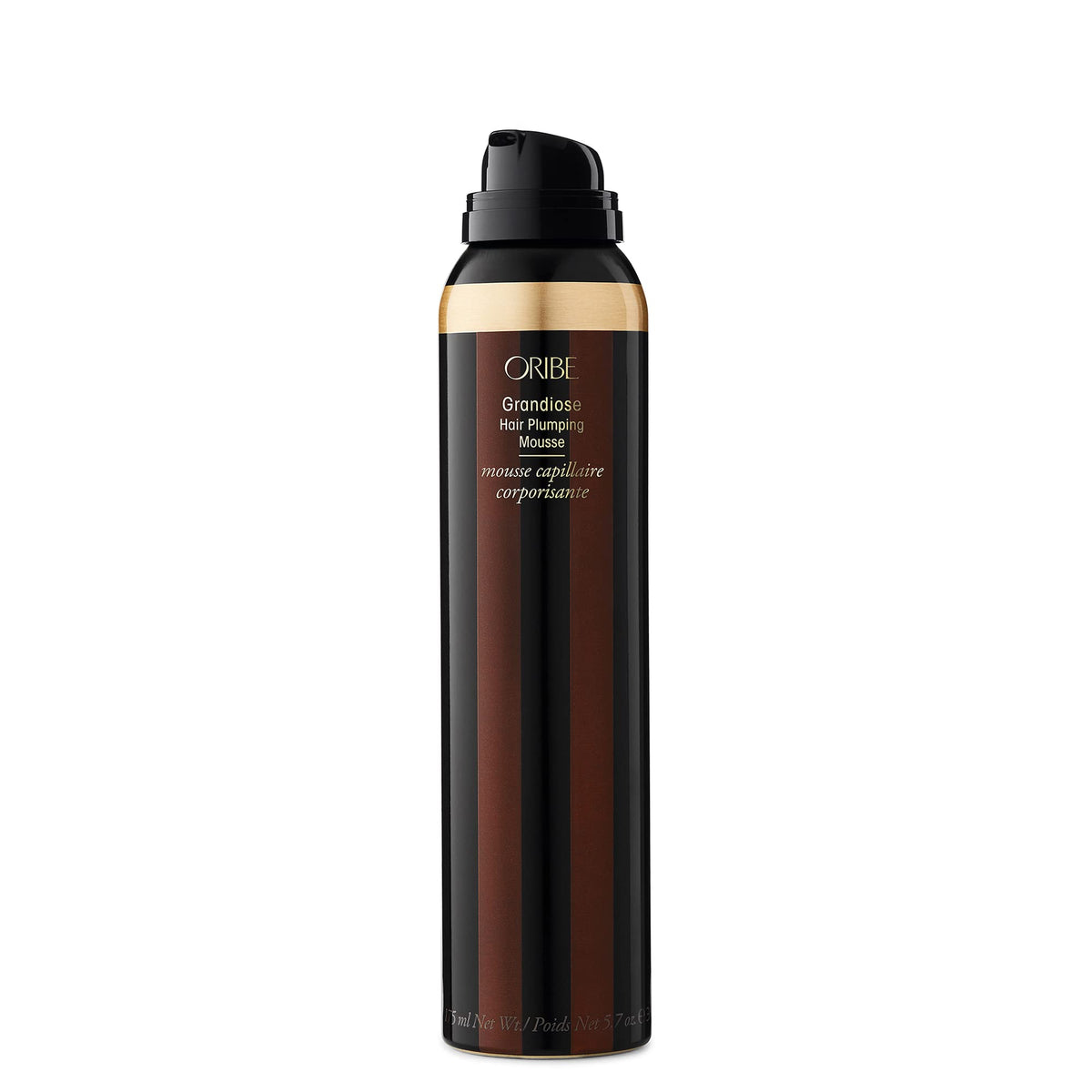 Oribe Grandiose close-up of mousse texture illustrating lightweight, hydrating foam