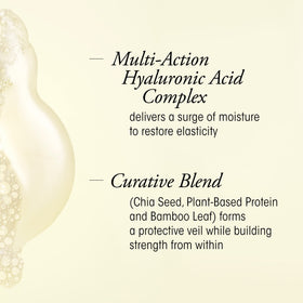 ORIBE conditioner creamy texture on finger showing detangling and softness