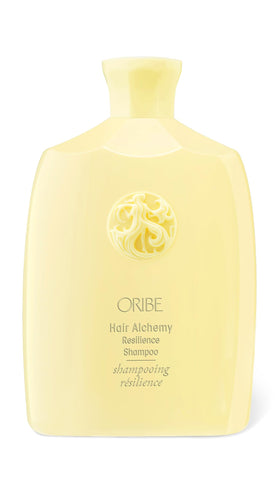 Oribe bottle front packaging showing product and benefit of strengthening