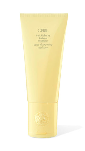 Oribe front packaging showing conditioner and elegant branding benefits hydration