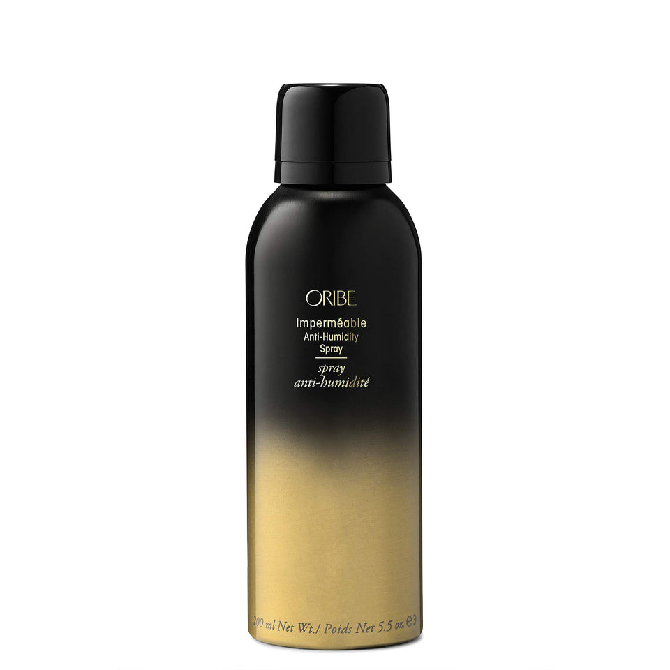 Oribe Impermeable front packaging showing bottle and label for brand recognition and clarity