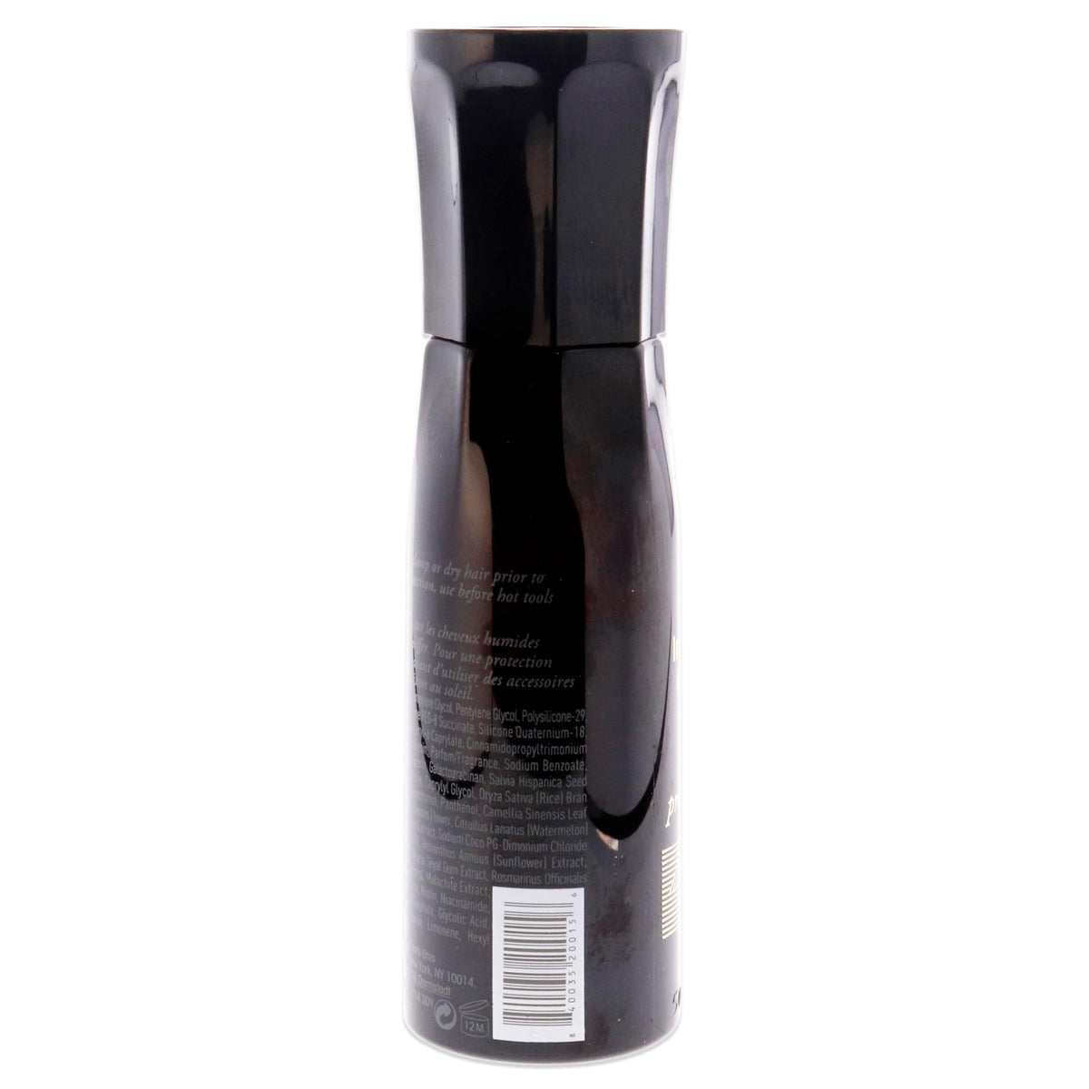 Oribe Invisible Defense being misted on hair for heat and UV protection