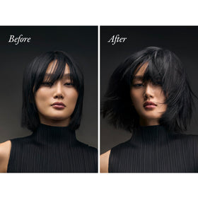 Oribe label ingredients detail showing clean formula and conditioning benefit