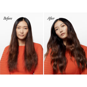 Oribe Maximista spray action from bottle demonstrating even mist and easy root coverage