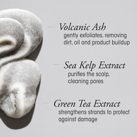 Oribe mousse in hand application demonstrating easy dispensing and even scalp coverage benefit