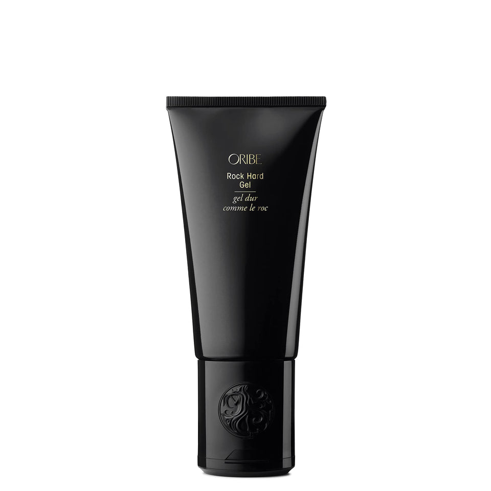 Oribe Rock Hard Gel front packaging showing tube and label for premium styling
