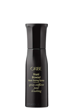 ORIBE front packaging showing compact bottle and salon-quality benefit