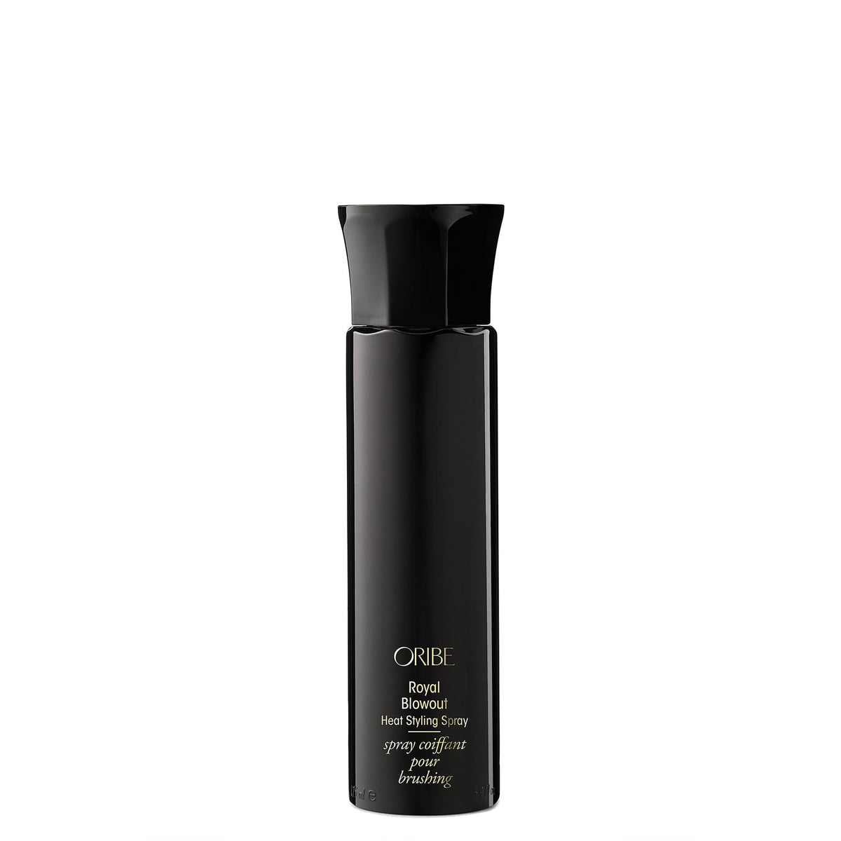 Oribe Royal Blowout front packaging showing sleek bottle and size benefit