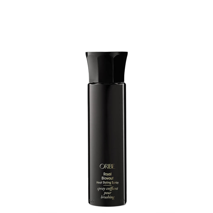 Oribe Royal Blowout front packaging showing sleek bottle and size benefit