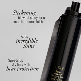 Oribe Royal Blowout mist texture closeup demonstrating lightweight feel benefit