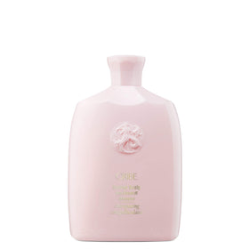 Oribe bottle front view showing product and branding for calm scalp