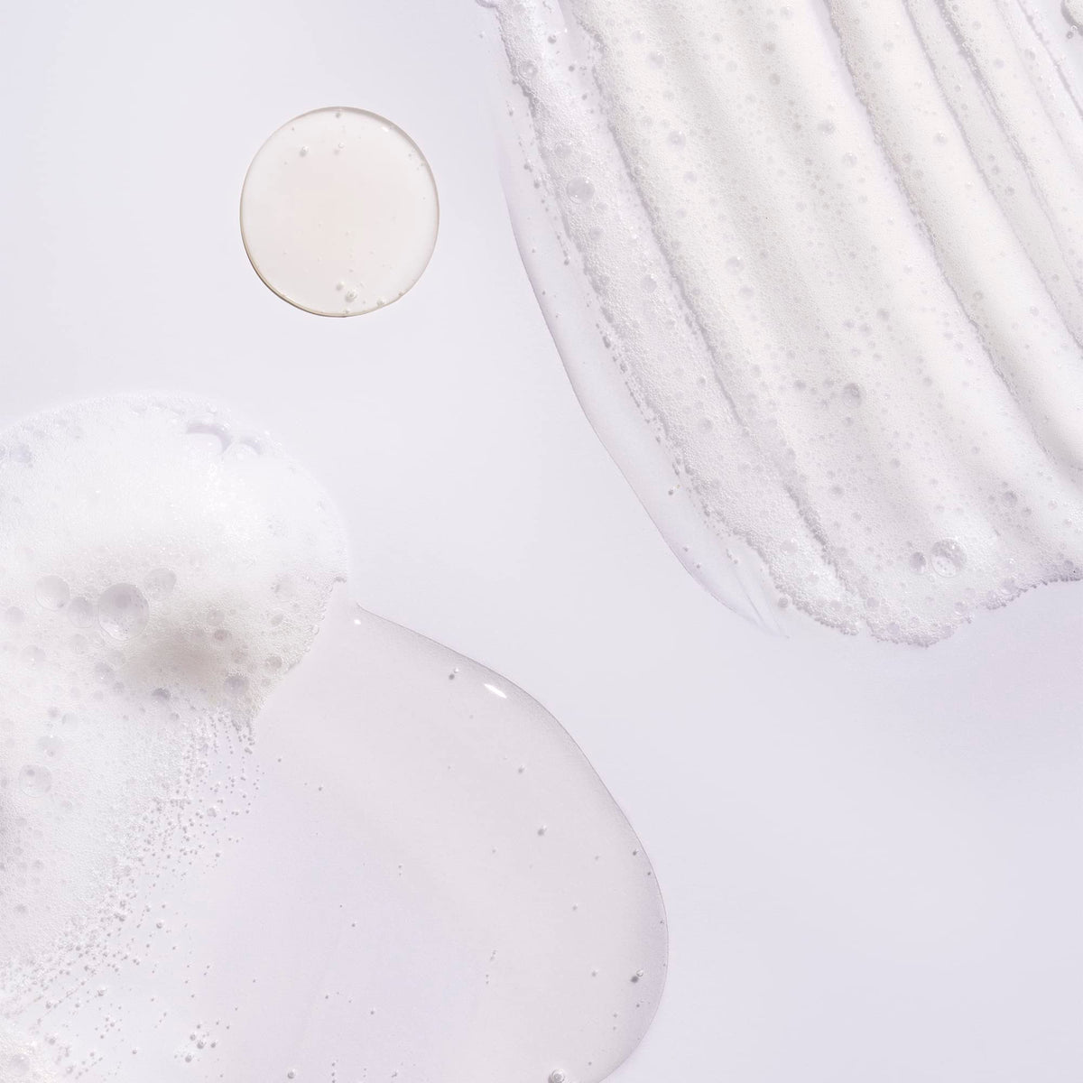 ORIBE lather texture close-up demonstrating gentle cleansing action