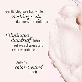 Oribe creamy shampoo texture close-up showing exfoliating salicylic action